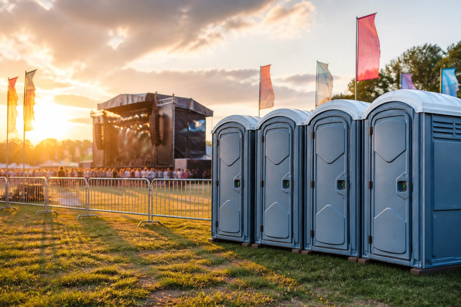 Portable restroom rental planning for Talladega, AL